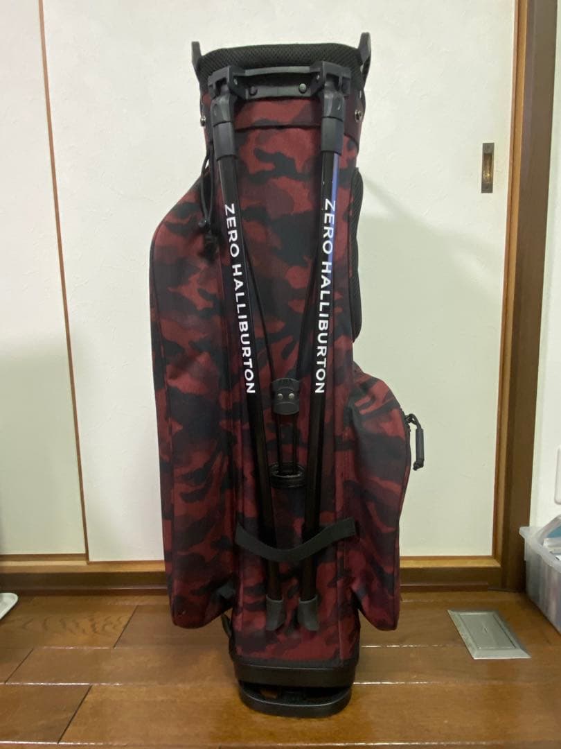 ◽️ ZERO HALLIBURTON キャディバッグ レッドカモ