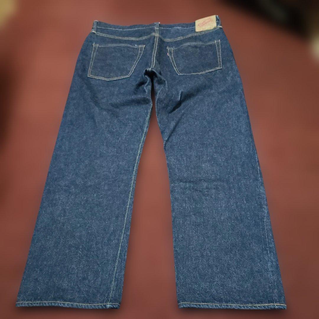 濃紺美品ドゥニームウエアハウスw36紙パッチボタンフライチェーンステッチ