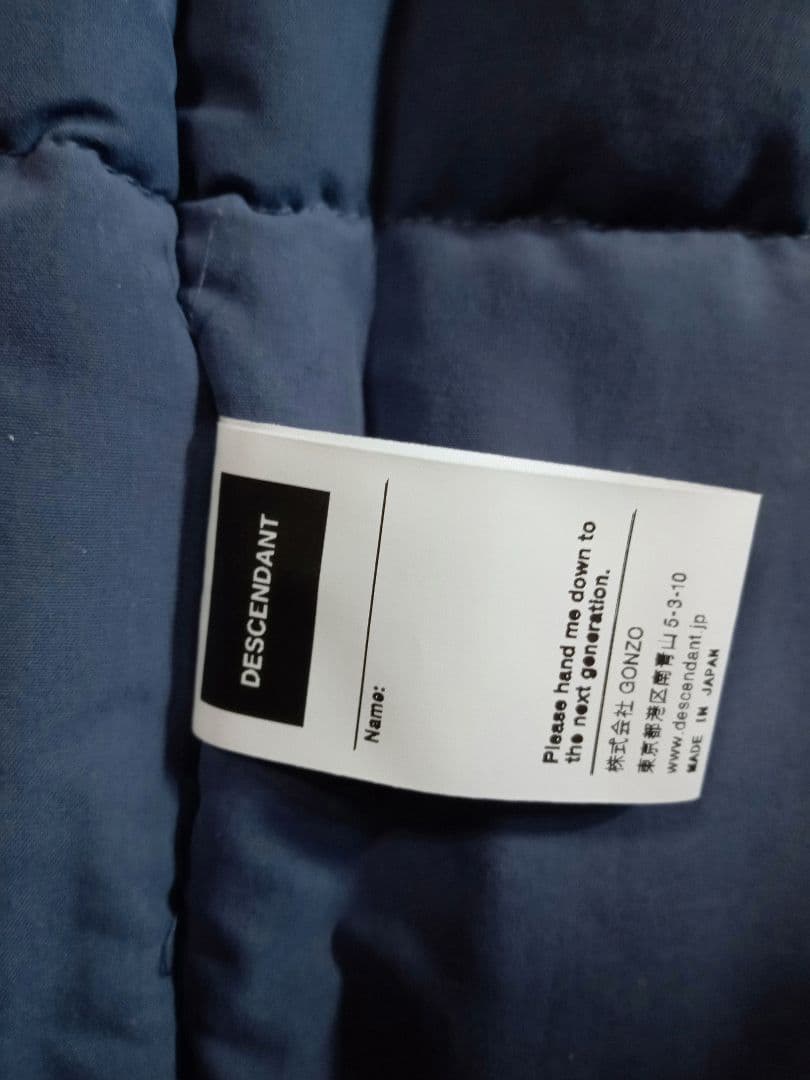 ジャケット・アウター DESCENDANT MOUNTAIN HAT PADDING JACKET