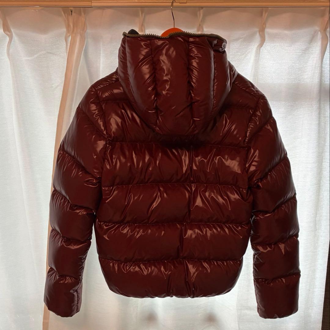 DUVETIKA デュベティカ　46 バーガンディ フード付きダウンジャケット