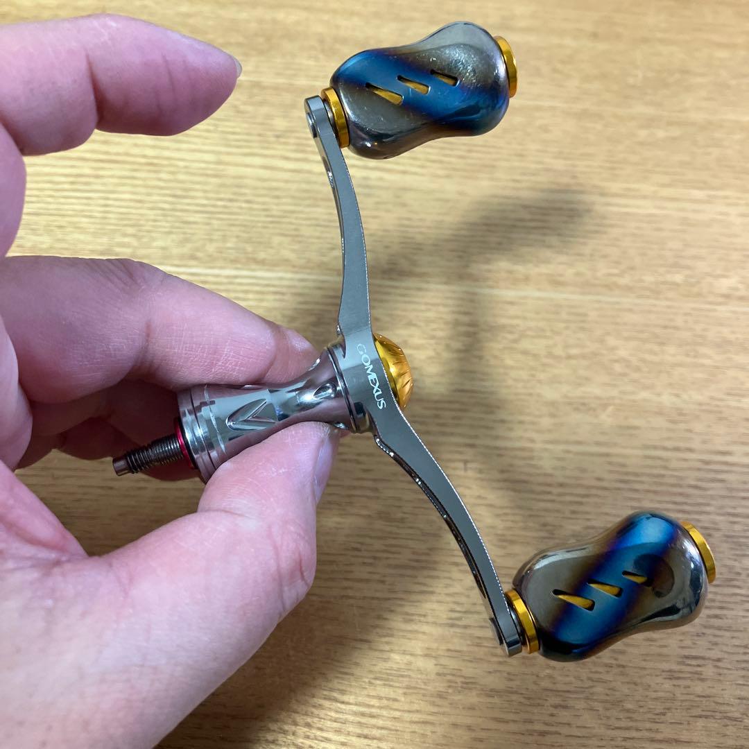 美品　シマノ用　ゴメクサス　ダブルハンドル　ジュラルミン　スタンド　セット