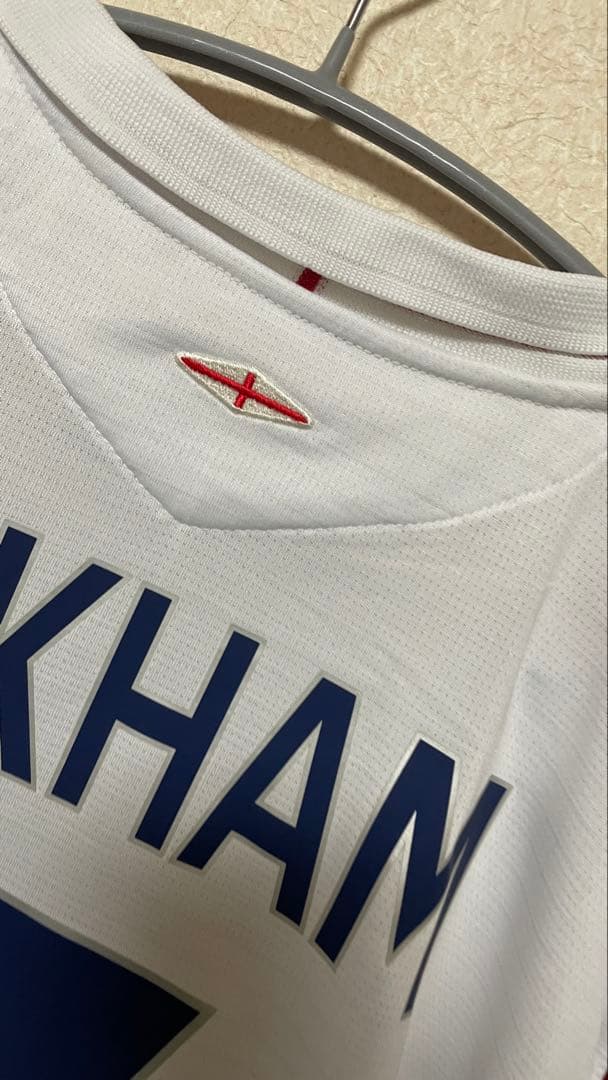 【正規品】06W杯 ベッカム 長袖 海外XL 新品タグ付 ホーム イングランド