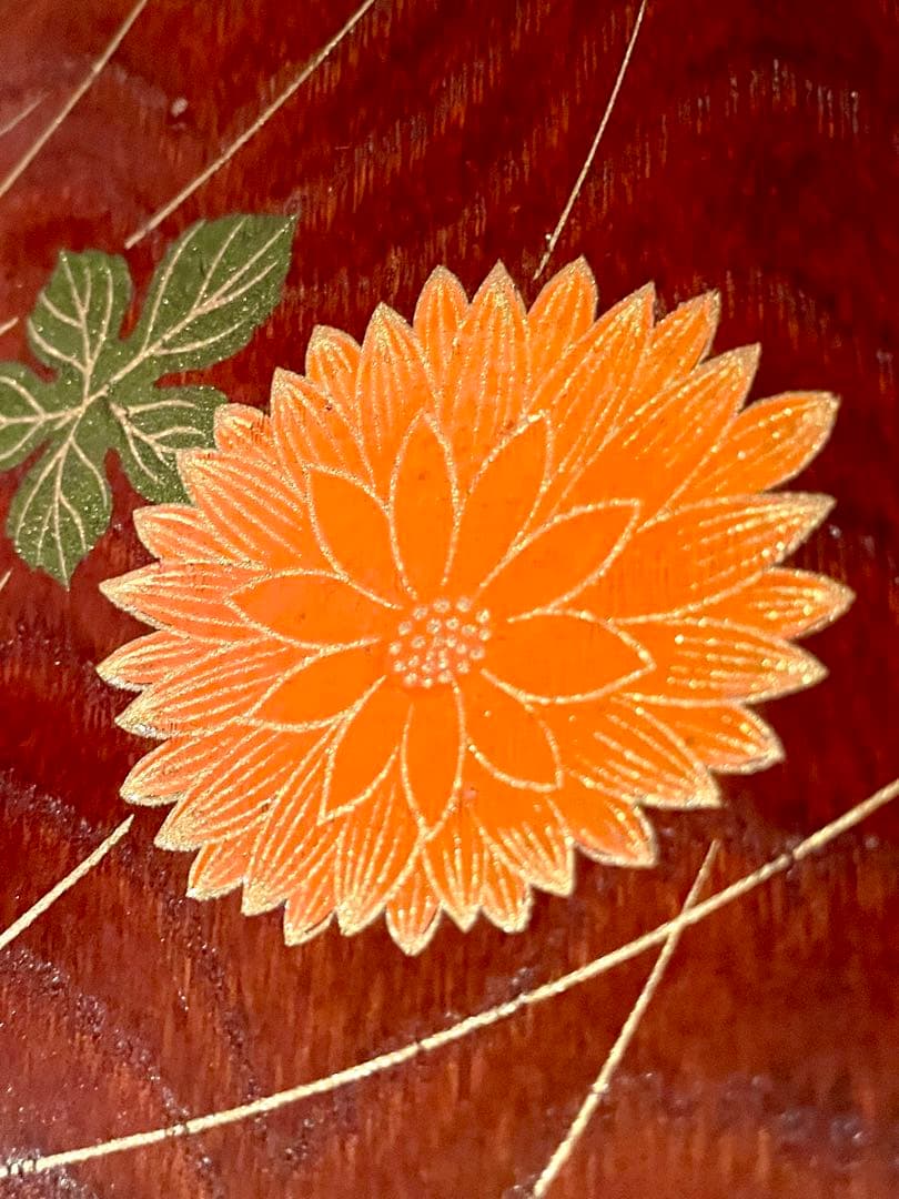 ヴィンテージ日本製蒔絵漆箱 – 高級装飾品