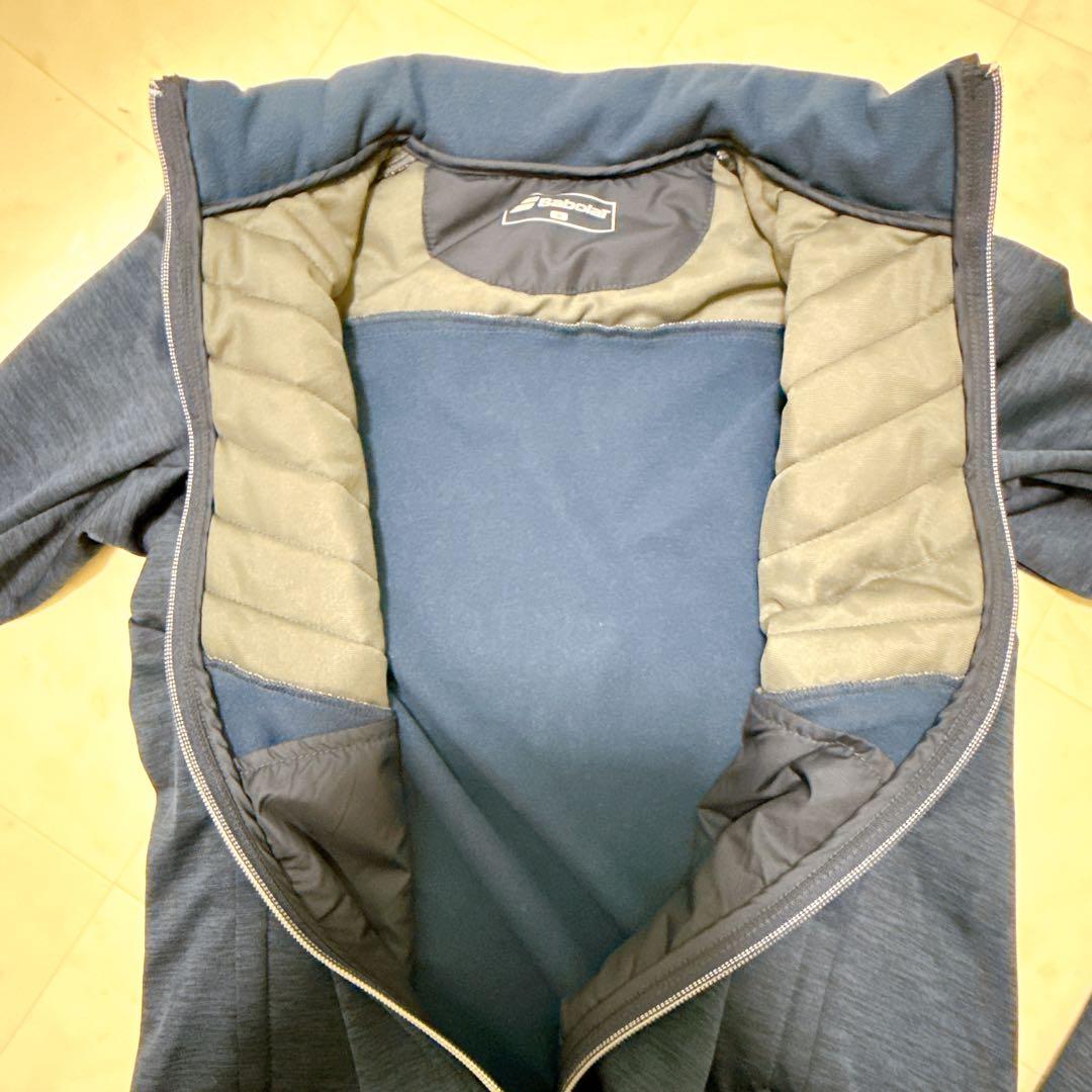 新品　Babolat ネイビー ジップアップジャケット　レディース　M　テニス