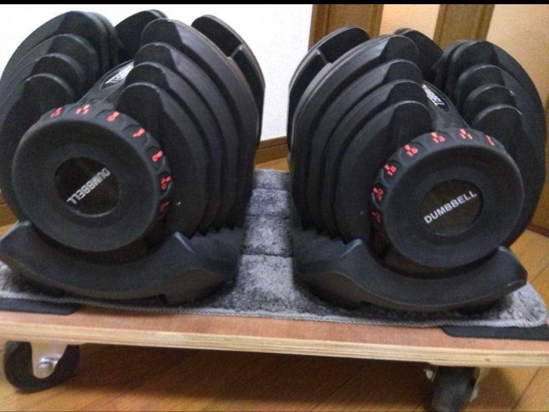 TOP FILM アジャスタブル ダンベル 40kg 2個セット 直接引取限定