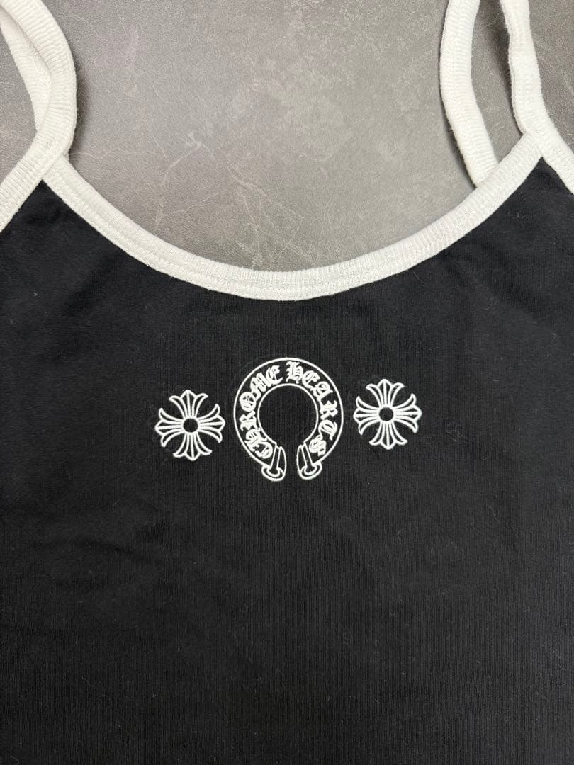 ★新品未使用本物★Chrome Hearts クロムハーツ　キャミソールブラック