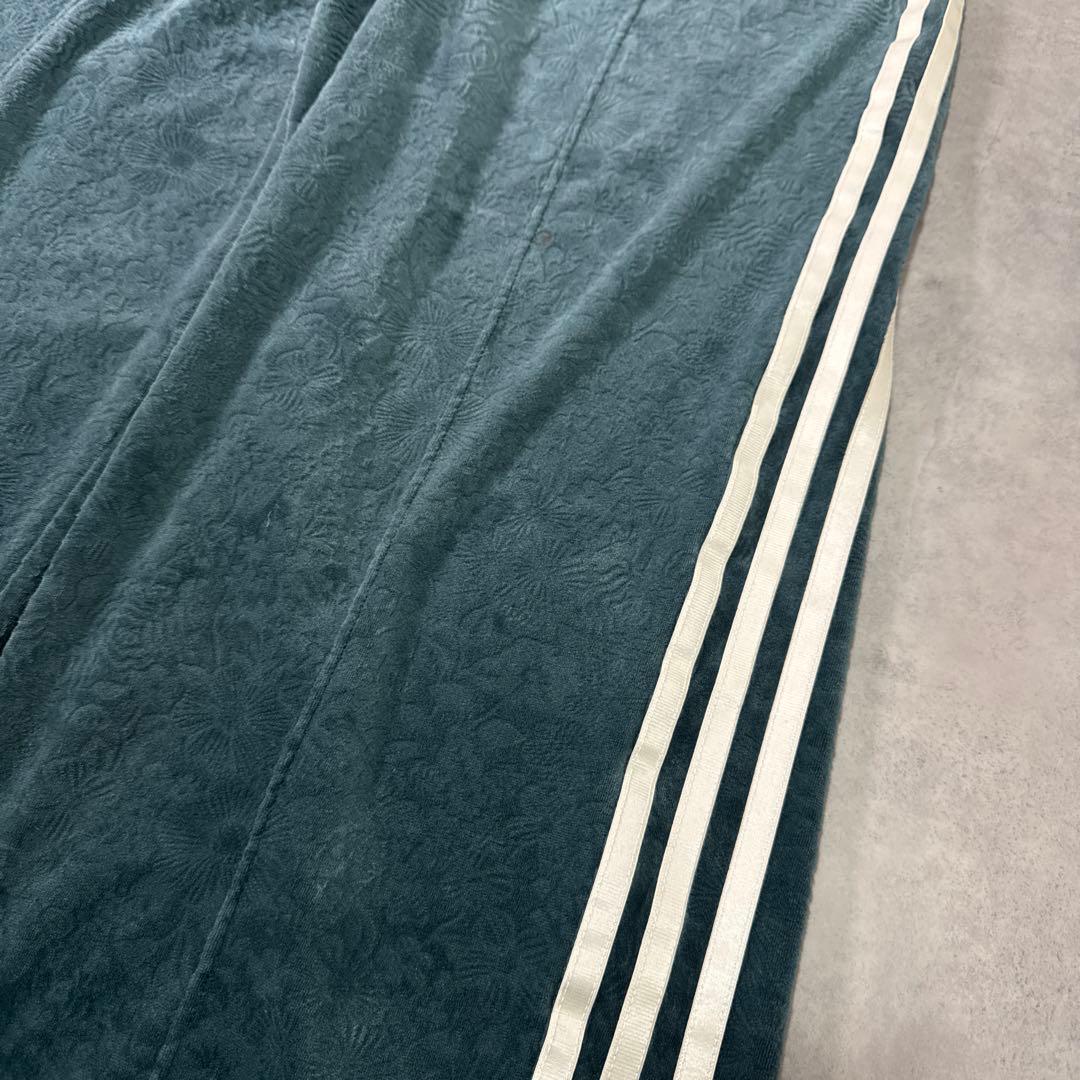 adidasトラックパンツ ベロア LIBERTY LONDON グリーン XL