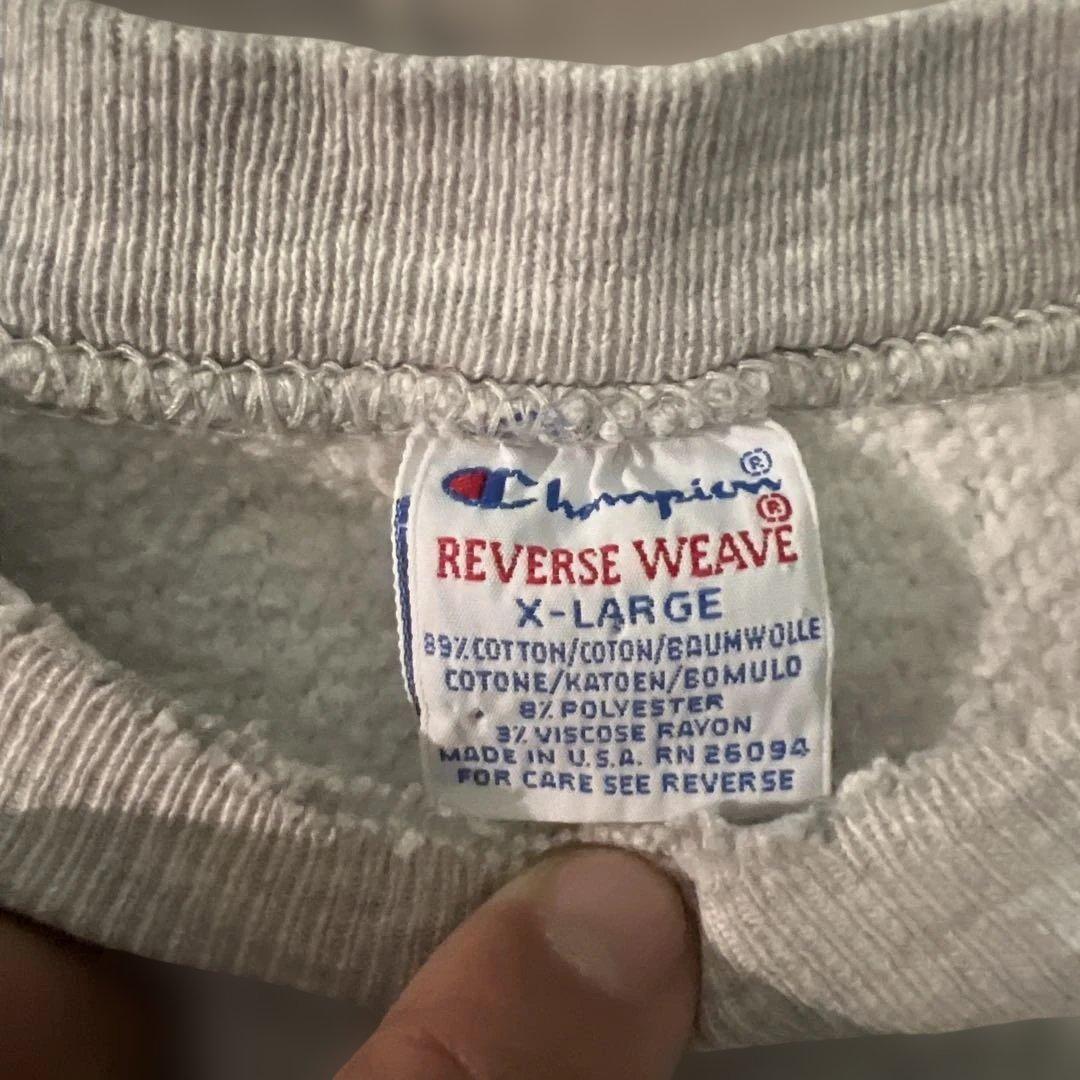 Champion Reverse Weave 両面プリント 90s 刺繍タグ