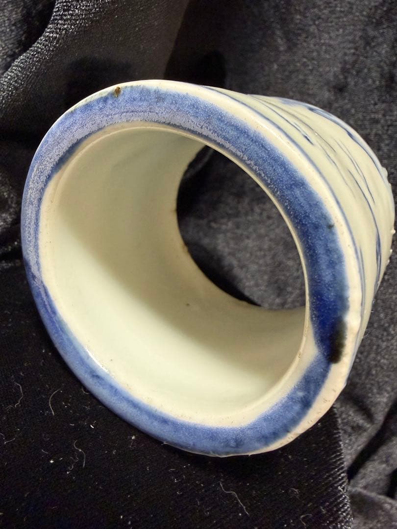 骨董品 陶器アンティーク年代不明直径6.5cm×高さ5cm整理品現状品のみ