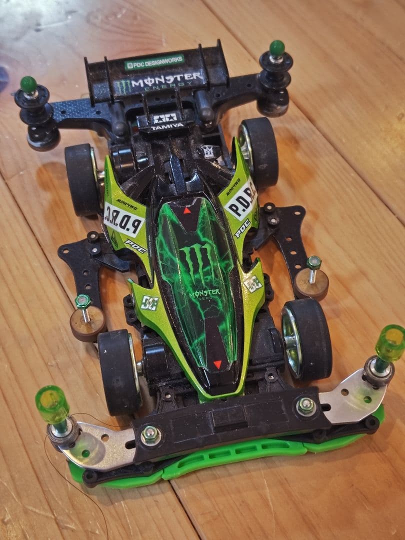 ★最終値下げミニ四駆完成品　レイスピアー　B-MAX仕様MONSTER　カスタム