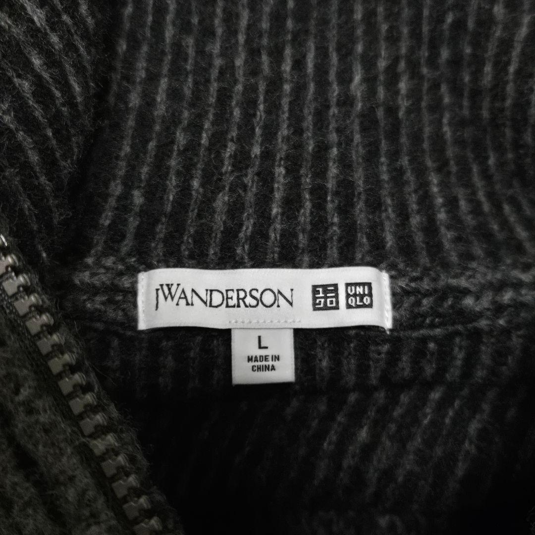 【新品】ユニクロ JWanderson スフレヤーンリブフルジップセーター L