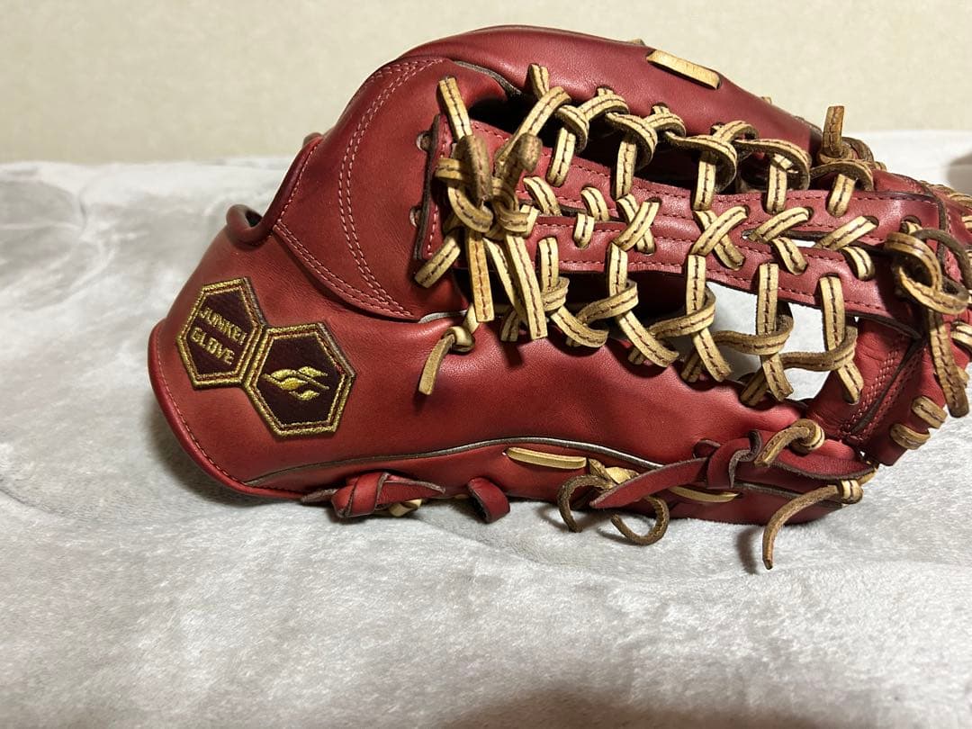 ジュンケイ硬式外野用型付け済み型良好