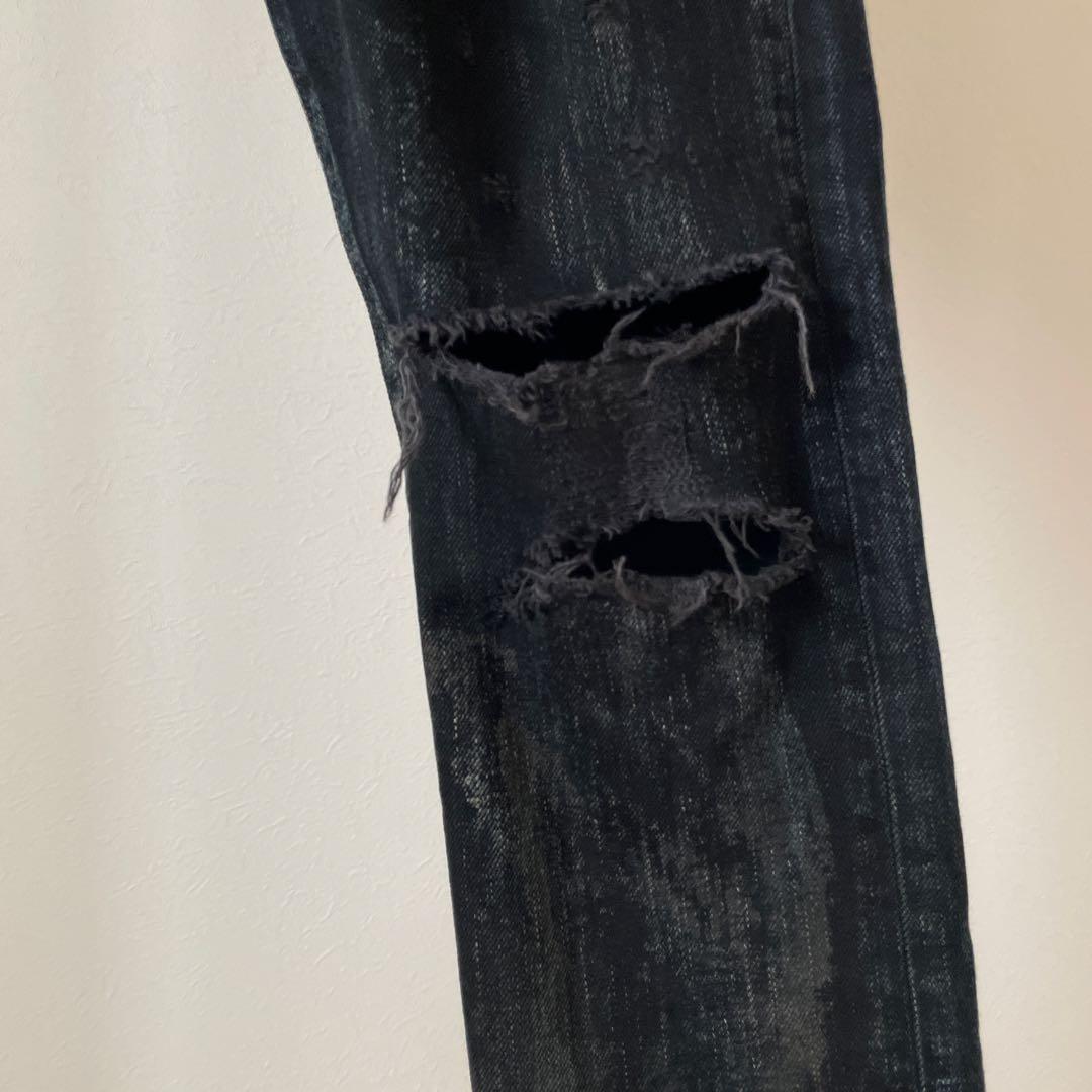 saint laurent サンローラン　エディ期　デストロイスキニーデニム