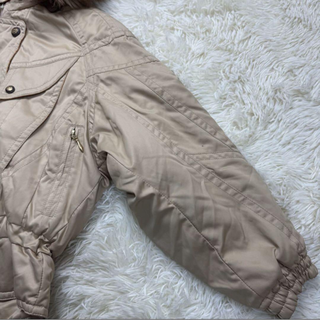 エレッセ　 ダウンジャケット アウター ベージュ モッズコート M スキーウェア