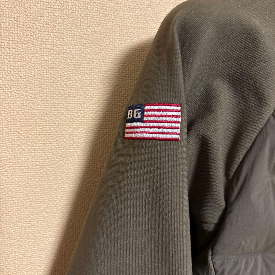 BRIEFING MENS ハイブリッド ダウン パーカー （オリーブ）S