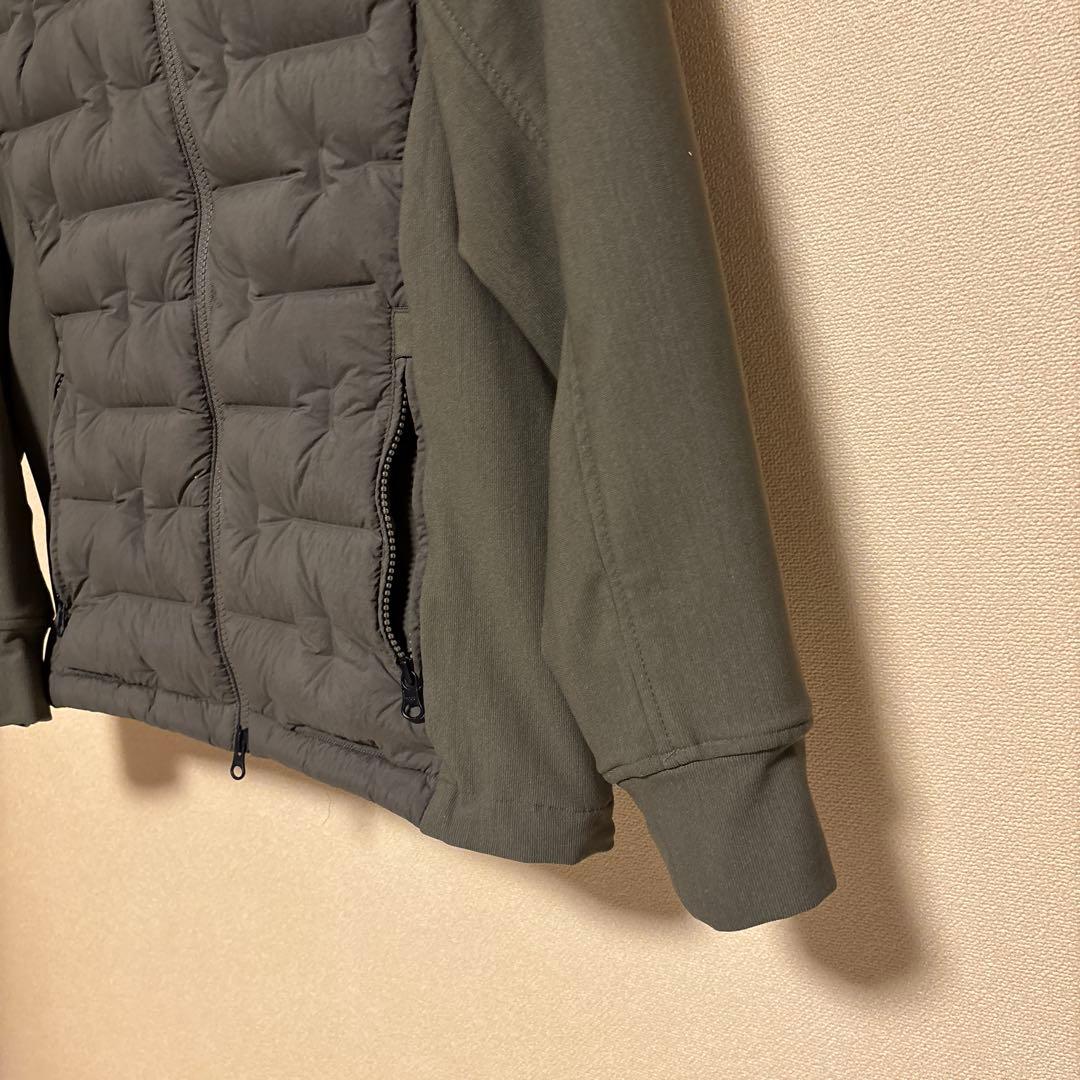 BRIEFING MENS ハイブリッド ダウン パーカー （オリーブ）S