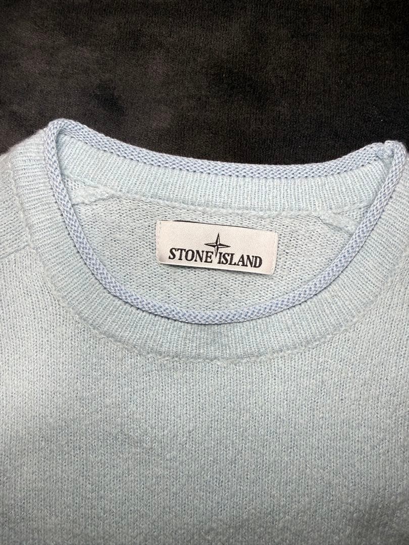 Stone 　スカイブルーニット