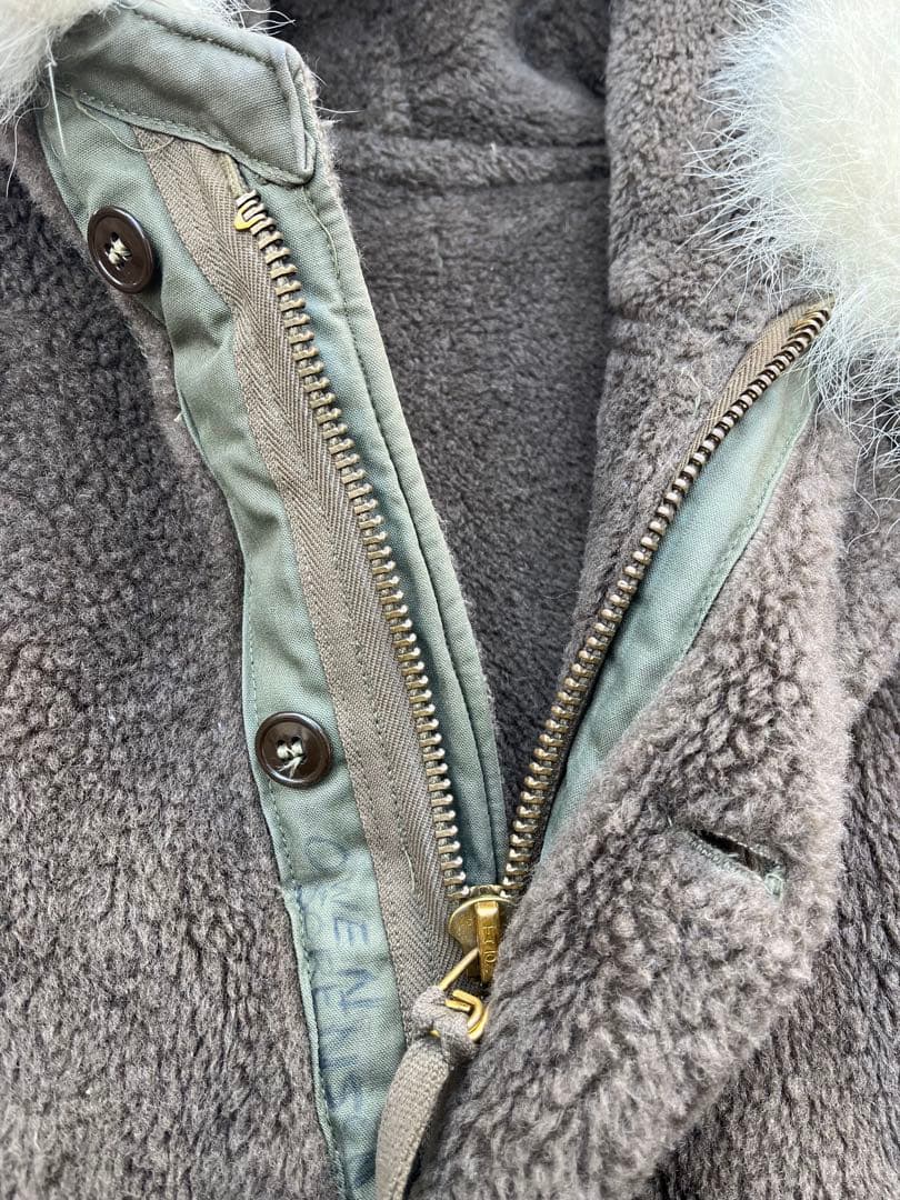 土日限定セール美品US.ARMYm-43 ALPACA ボアライナープルオーバー