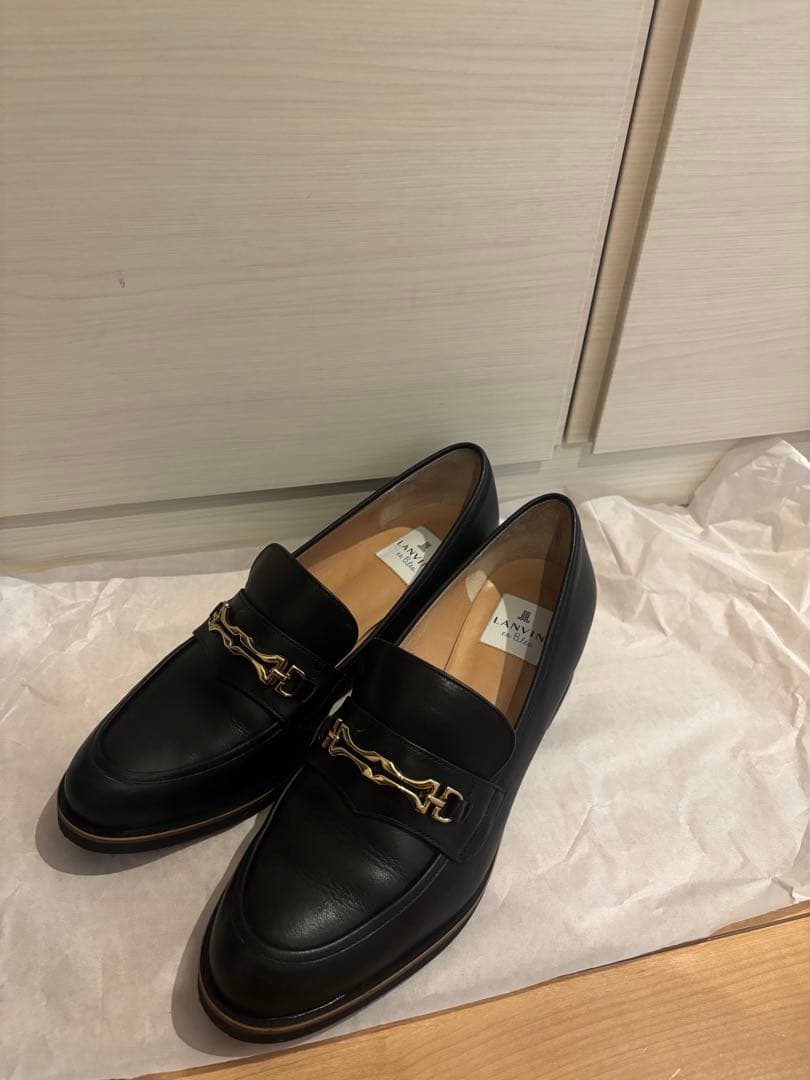 LANVIN en Bleu ビットローファー (ブラック)