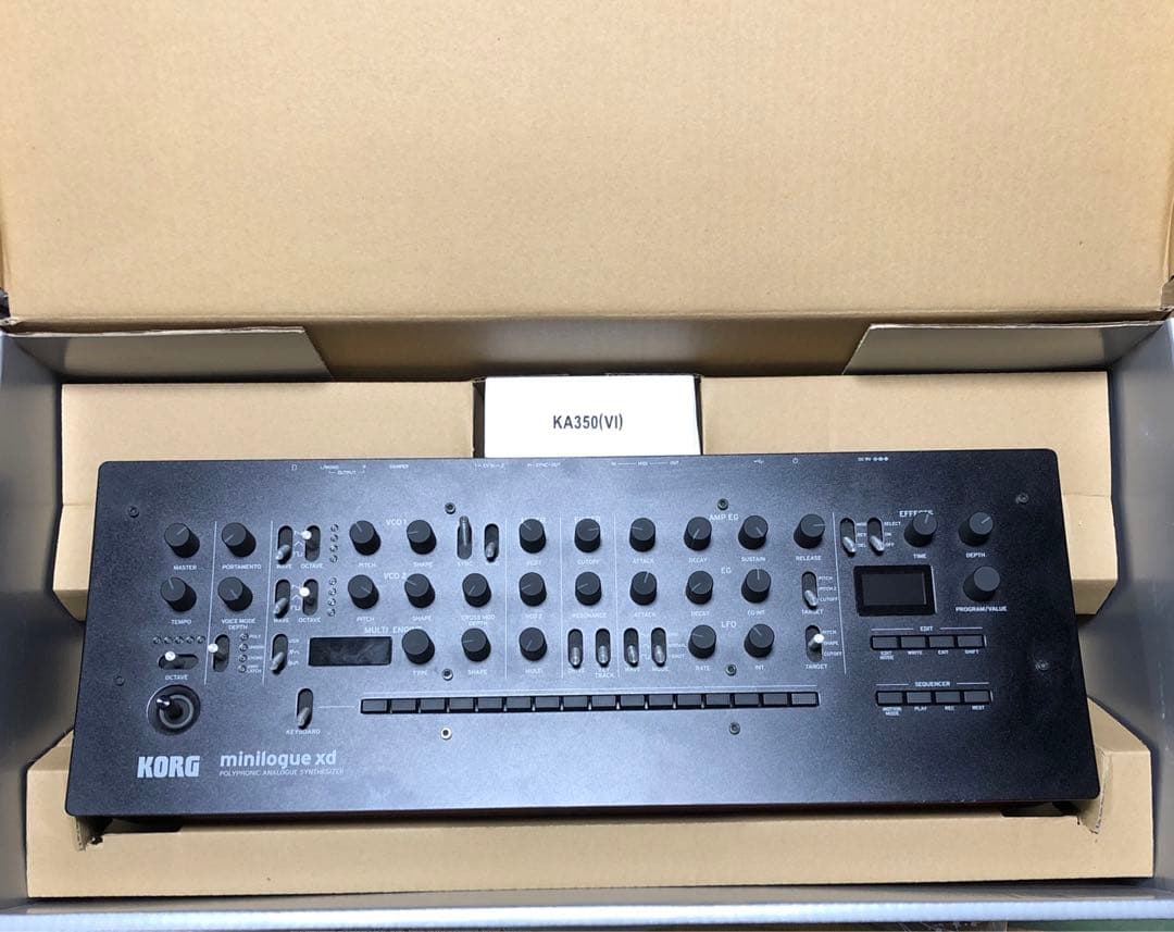 元箱付きKORG minilogue xd module