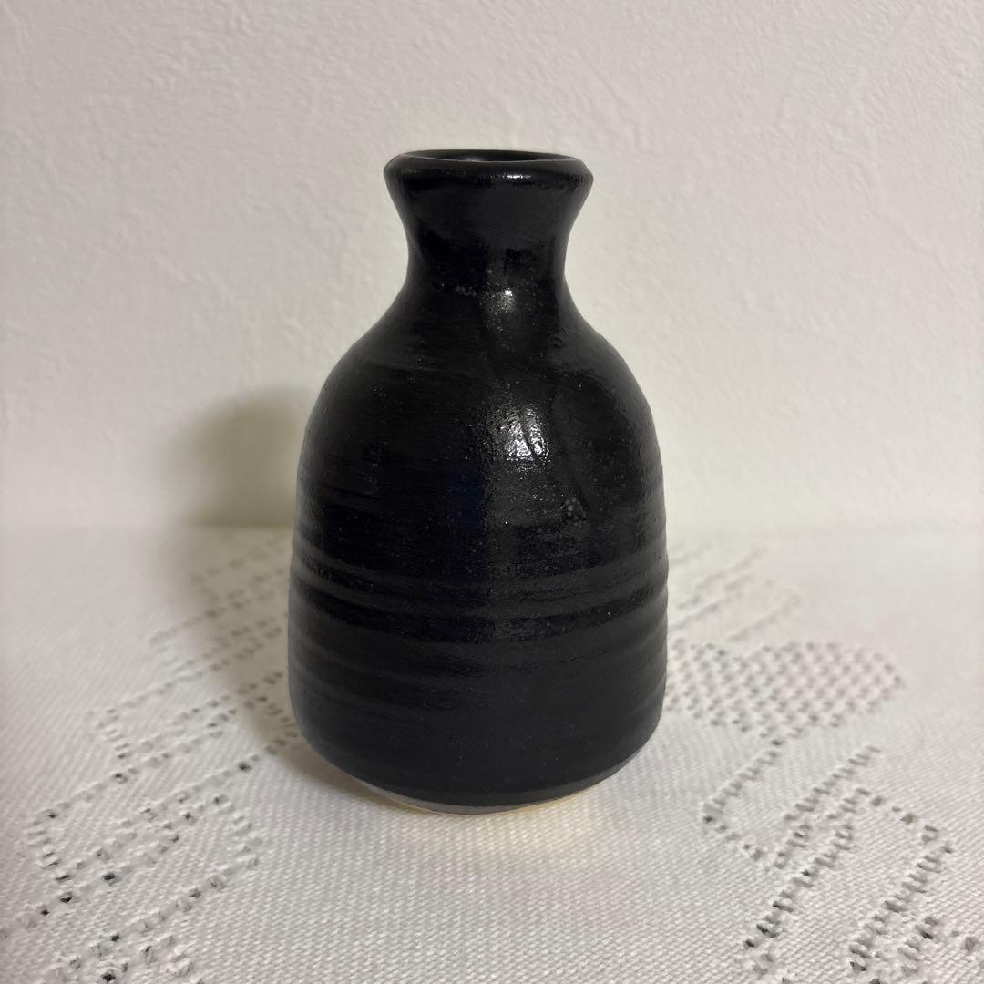 『小壺』陶器製小型花瓶 木箱付き 全長14cm 作者は陶芸家 『加藤釥』さん