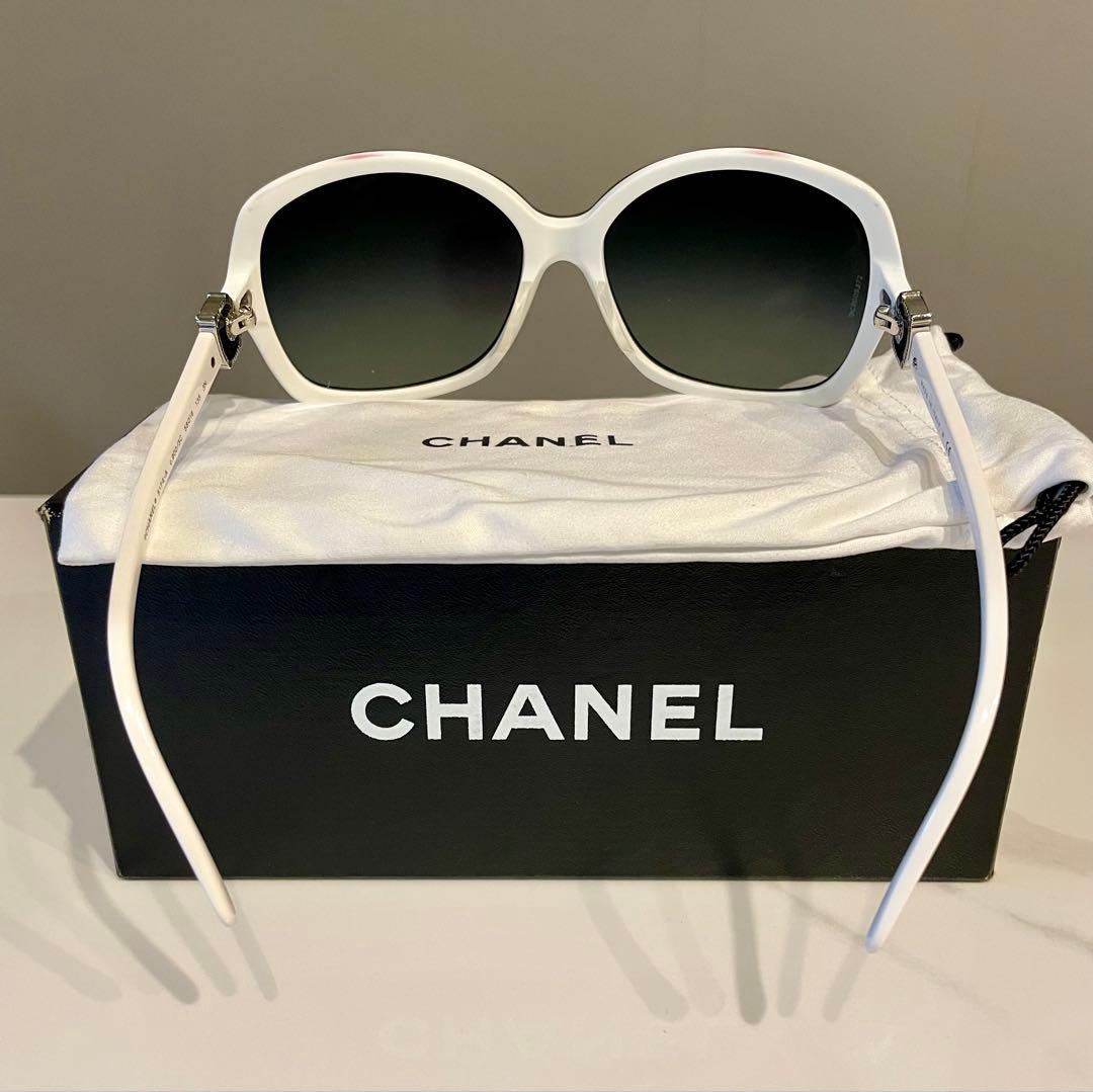 正規店購入▪️CHANELサングラス▪️一式揃い▪️モノトーン▪️ブラック ホワイト