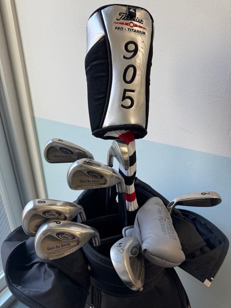 BARNEYS NEWYORK ブラックキャディバッグ