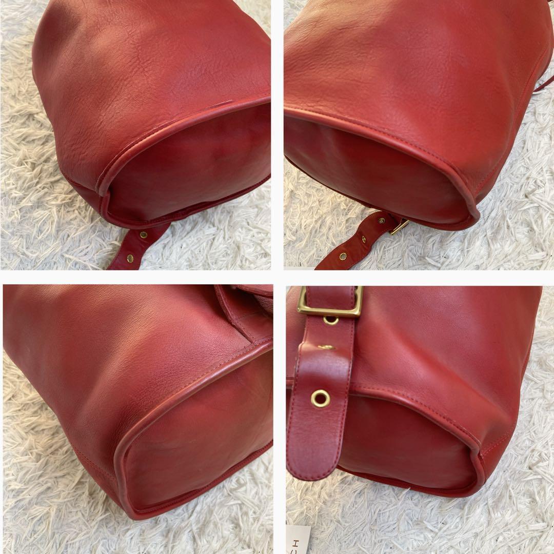 未使用保管品 vintage coach old usa backpack巾着