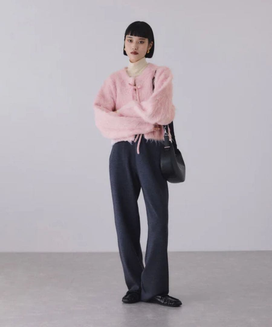 ADAM ET ROPÉ FEMME アルパカフラッフィーカーディガン