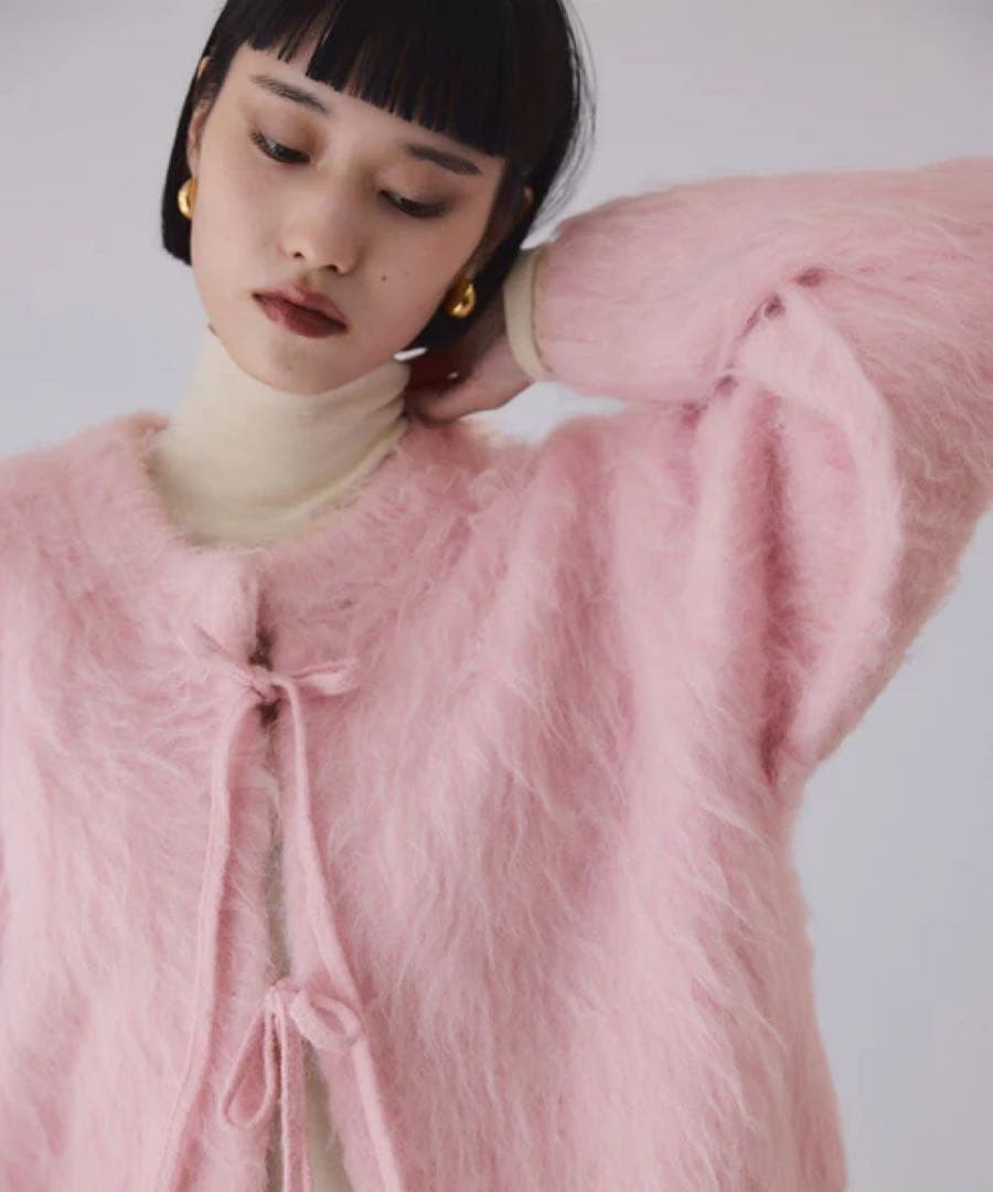 ADAM ET ROPÉ FEMME アルパカフラッフィーカーディガン