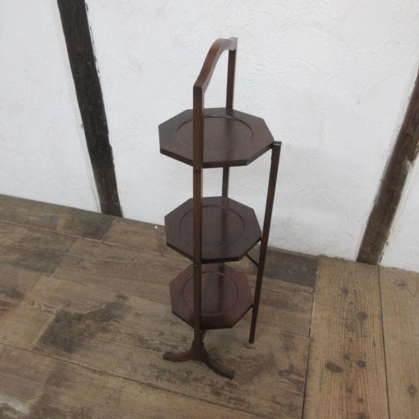 イギリス アンティーク 家具 ケーキスタンド プランツスタンド 英国 6161e