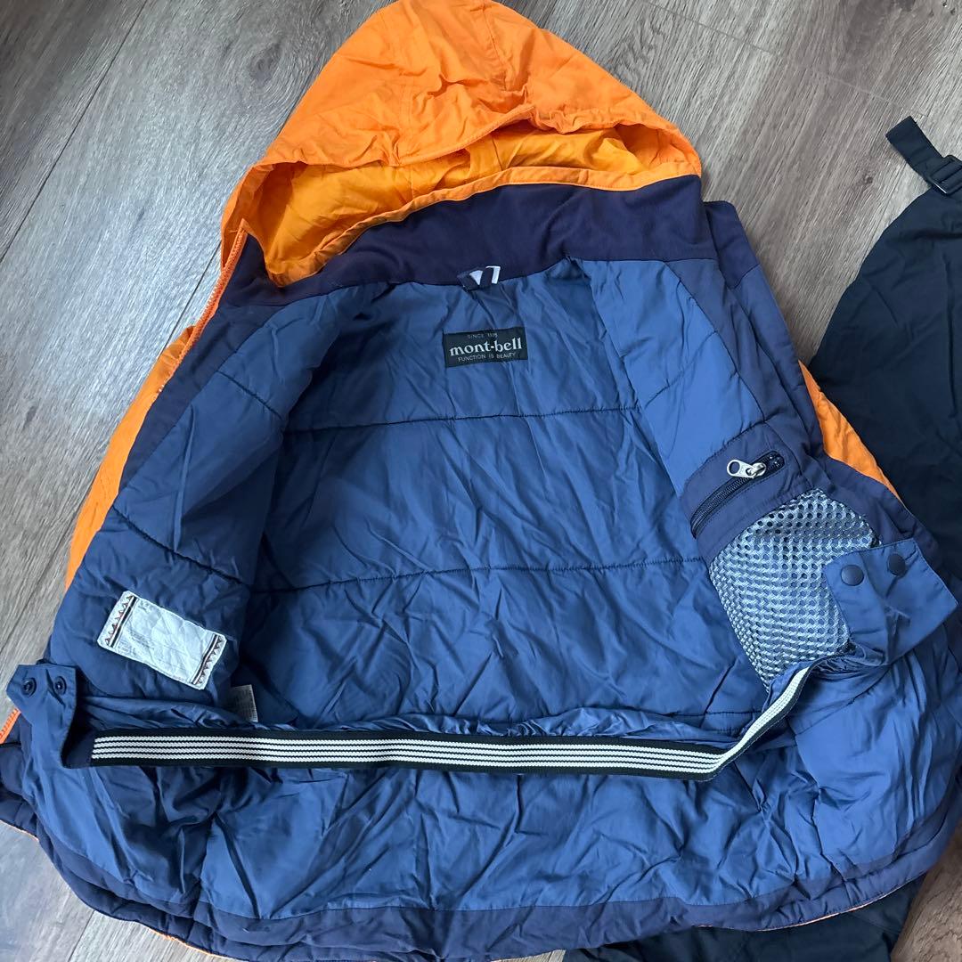 mina3 　mont-bell キッズスキーウェアセット120cm