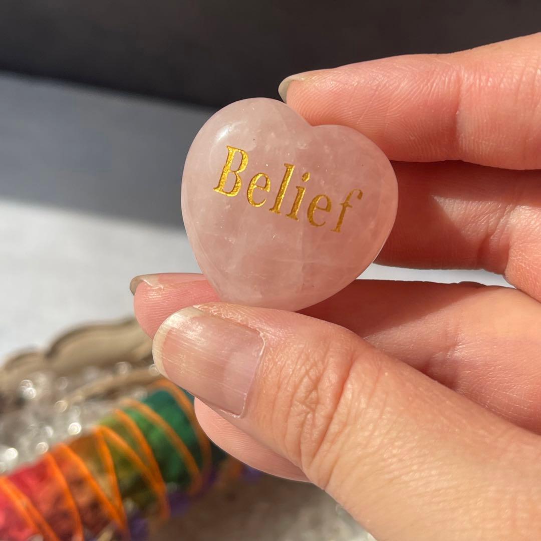 ローズ スターチス ホワイトセージ バンドル  ローズクォーツ ハート セット