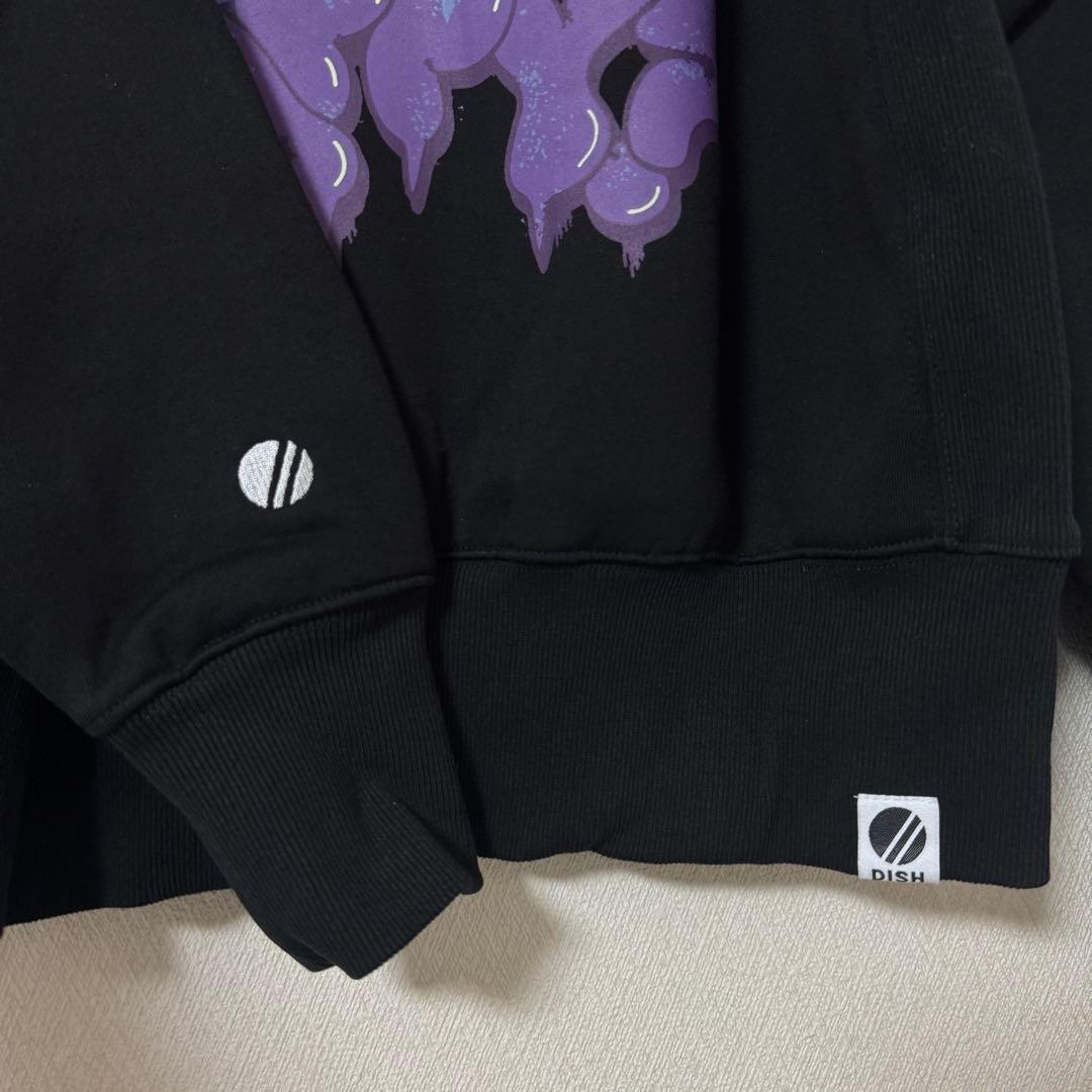 DISH// HAPPY？ フーディー パーカー トレーナー M 黒 ブラック