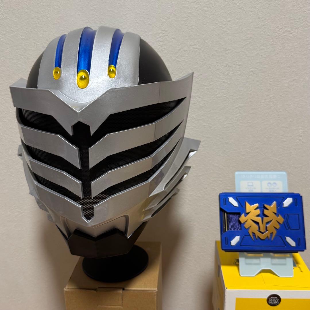 仮面ライダータイガ★アトラク1/1コスプレ★カードデッキVバックルCSMプロップ