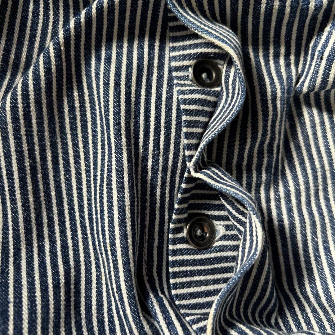 PAY-DAY ヒッコリーストライプオーバーオール