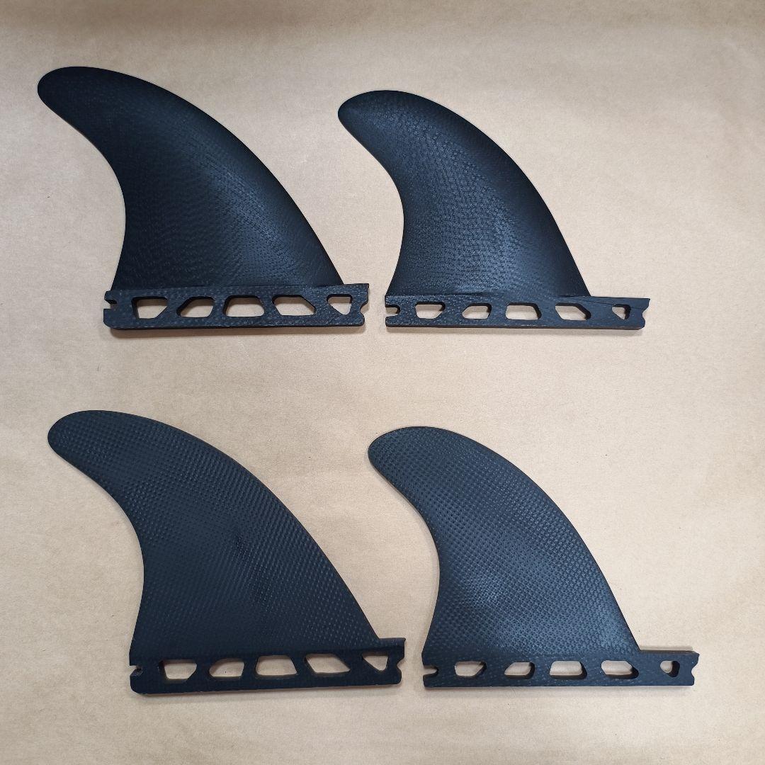 フューチャーフィン対応　BLACK　ＶＯＬＡＮカラー クワッドフィン