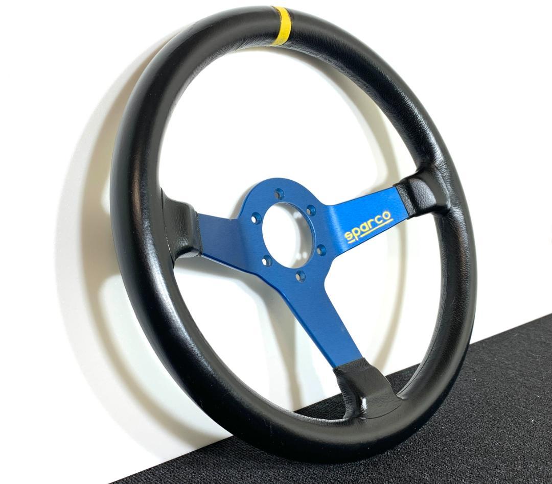 スパルコ L550 MONZA ステアリング 35Φ セミディープ 廃盤モデル