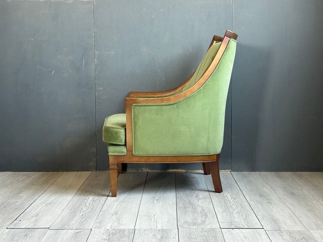 ②マルニ　 maruni サランテ　1Pソファ　パーソナルソファ　グリーン　SZ