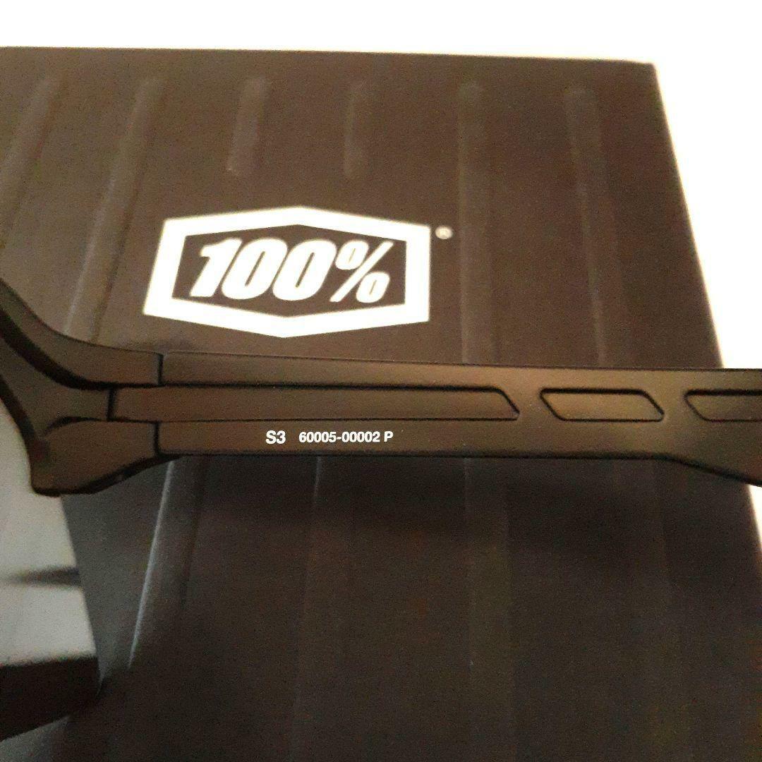 K 100% S3 ブラック ソフトゴールド ワンハンドレッド サングラス