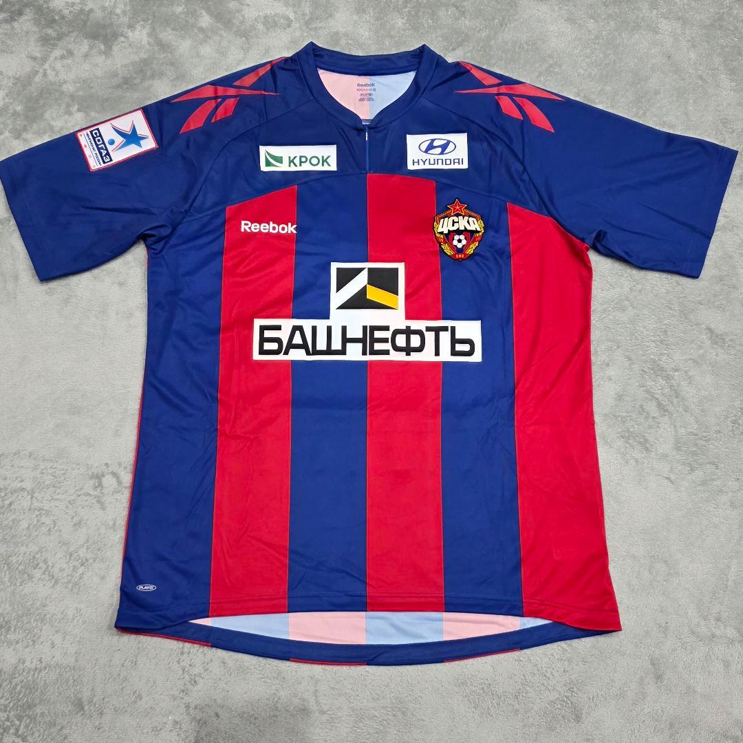 【未使用】チェスカモスクワ　本田圭佑　ユニフォーム　2XL　青　赤　リーボック