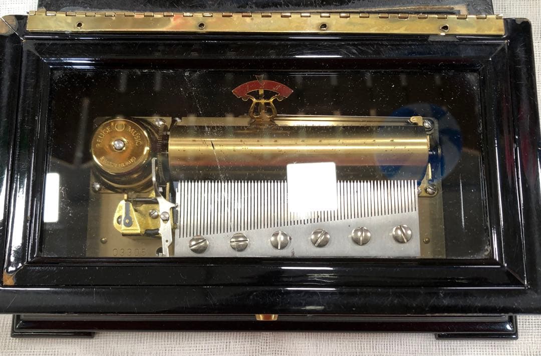 RITAOReuge Music スイス製オルゴール72弁ピアノ塗装