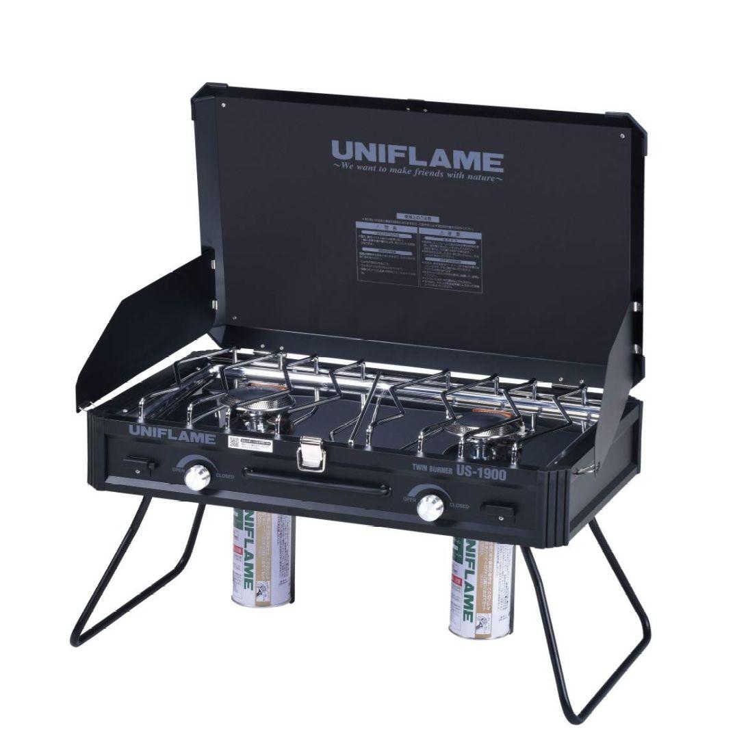 ユニフレームツインバーナーUS-1900ブラックLTD新品未使用　未開封　日本製
