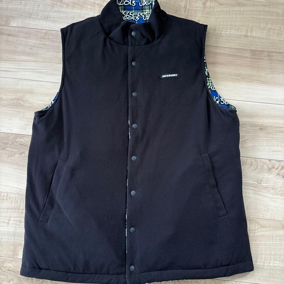 新品　ジャックバニー　メンズ　リバーシブル中綿ベストM パンツL セットアップ