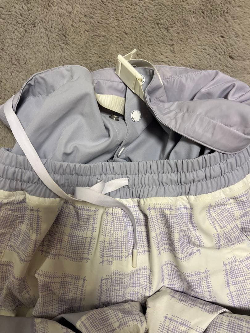 VECTOR スノーボードウェア 女性用 ホワイト/ラベンダー