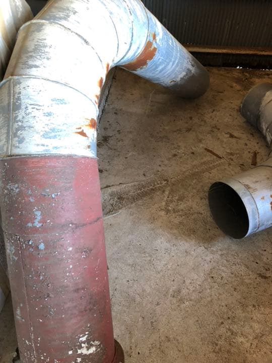 大型集塵機、11kwモーターファン