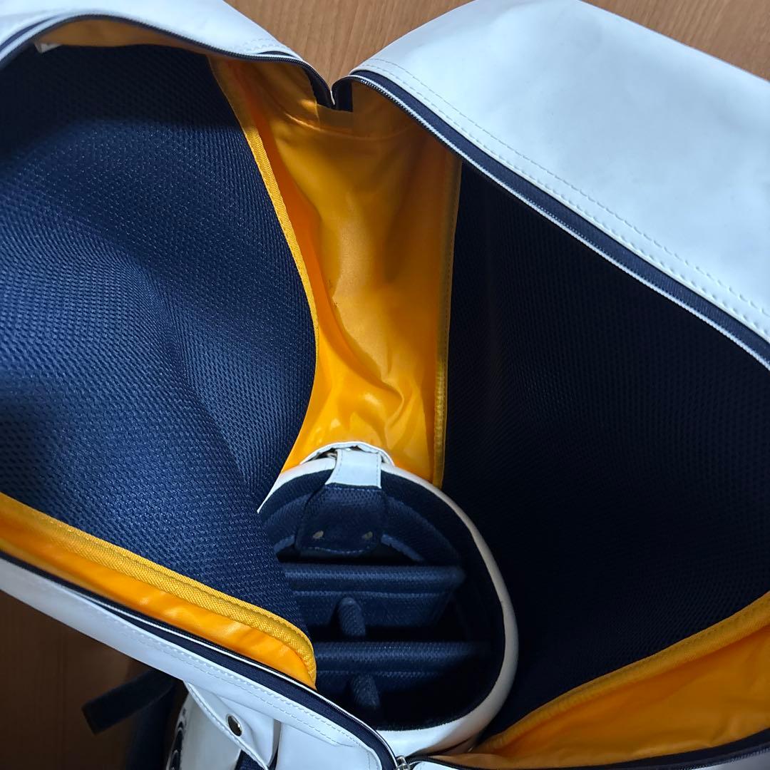 BOLSA ゴルフバッグ・キャディバッグ ホワイト・ネイビー