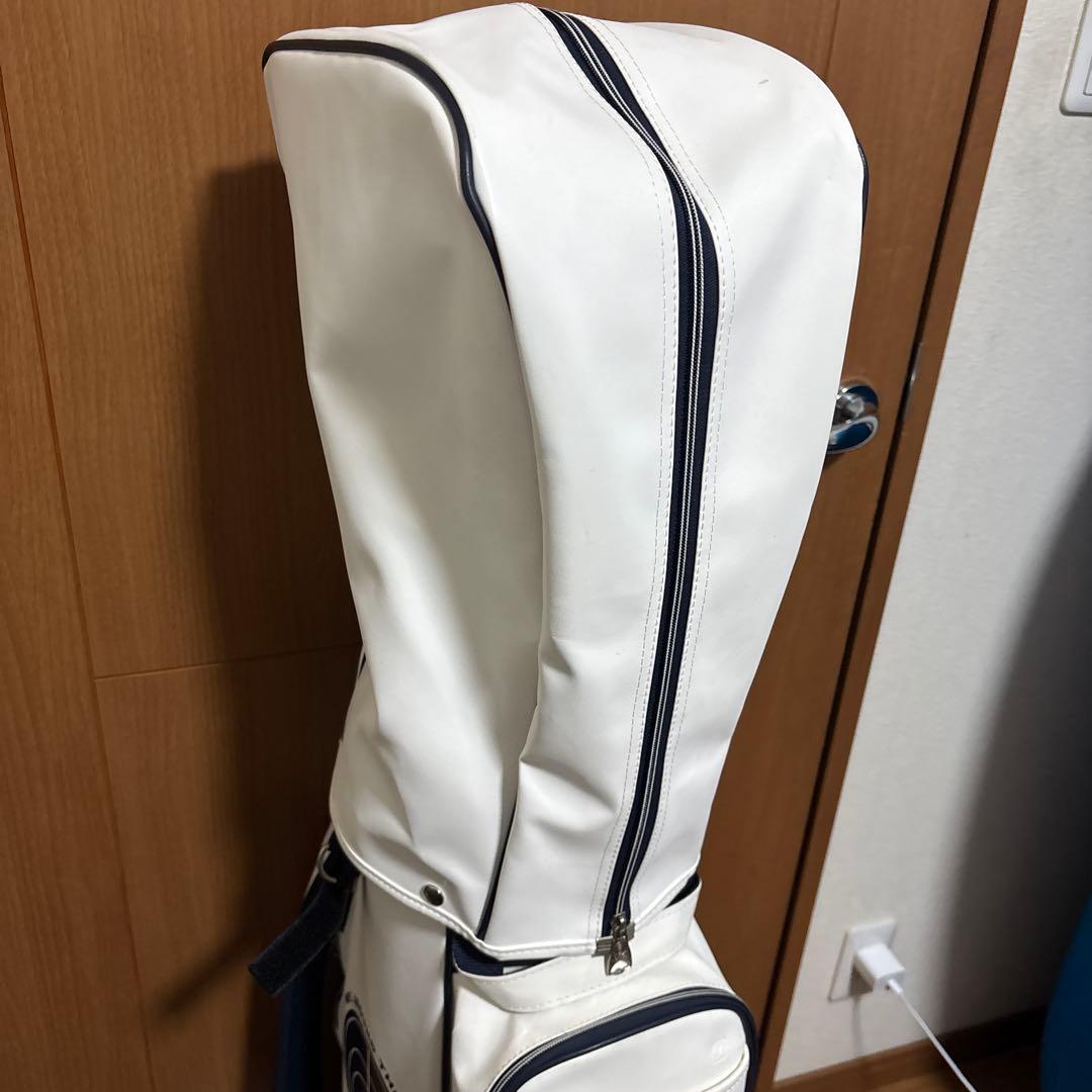 BOLSA ゴルフバッグ・キャディバッグ ホワイト・ネイビー