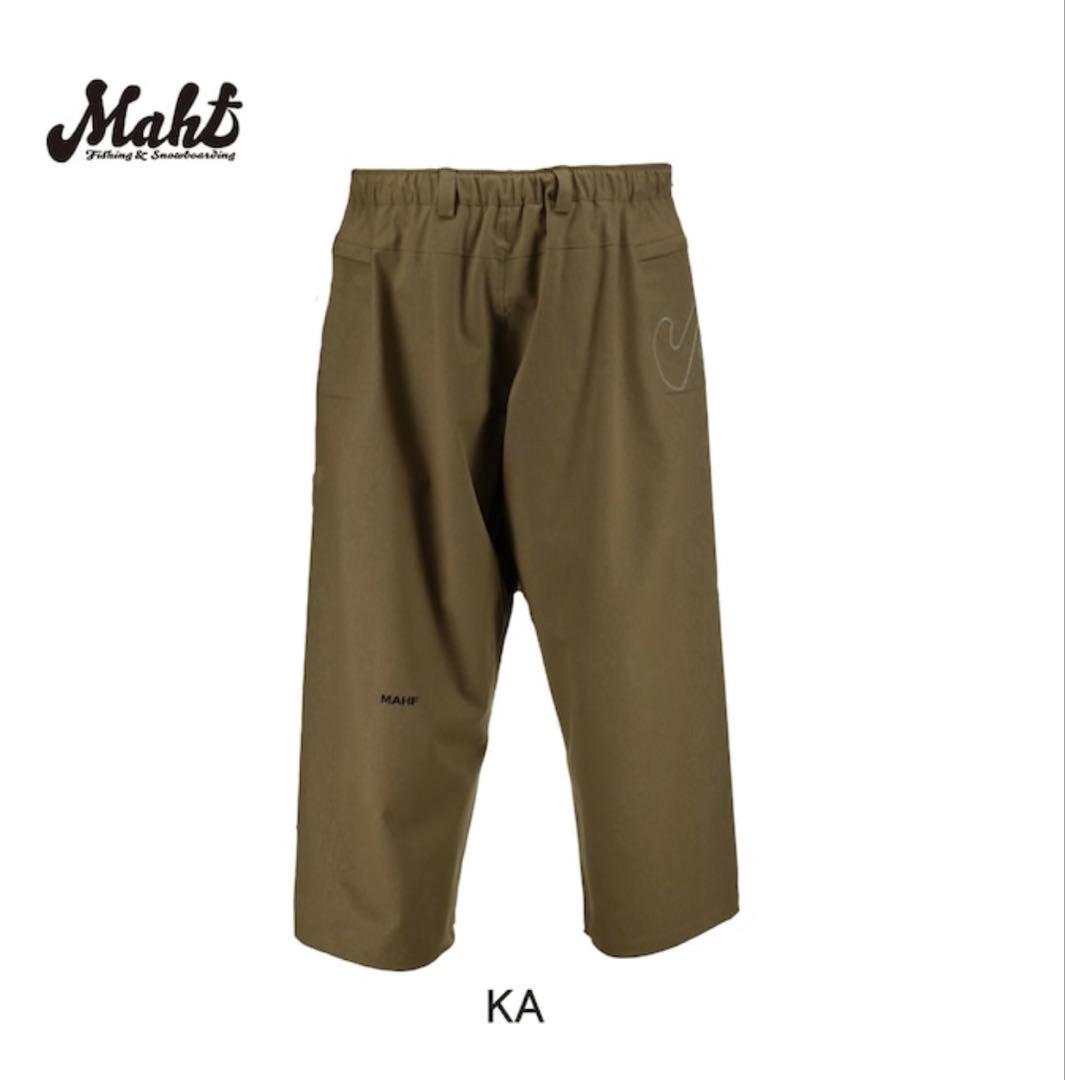 MAHF XL カーキ 新品・未使用　サイドポケットスノーパンツ