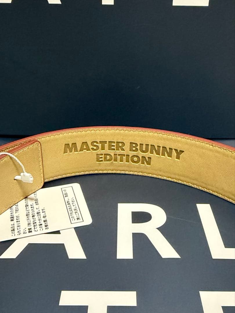 ①新品 未使用 マスターバニー MBE ベルト シンチュウ バックル 2点セット